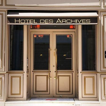 Hotel Des Archives Paříž Exteriér fotografie